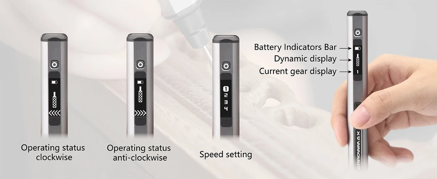 ARROWMAX SGS Engraving Pen Cordless Rotary Tool Kit Electric Mini Grinder with 42 Bits for Crafts Metal Wood Glass Carving