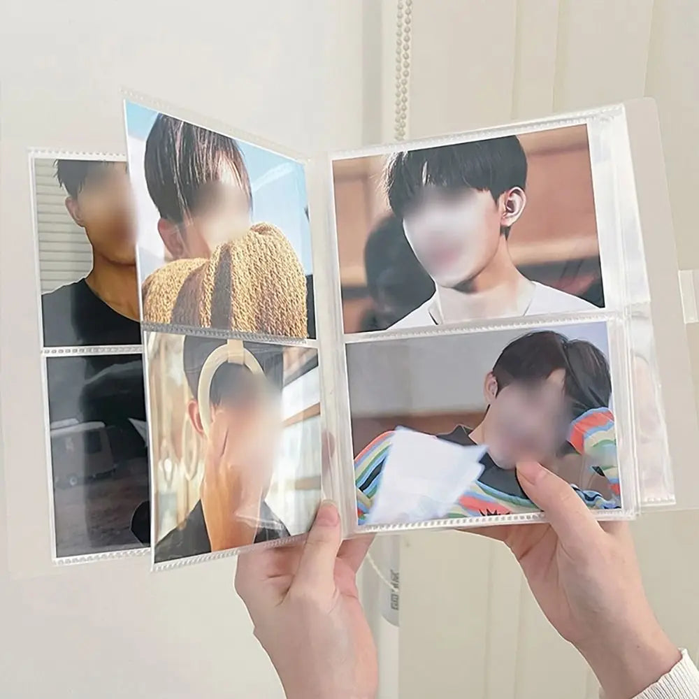 New Collect Book Photo Album 80/160 Slots PVC Picture Card Holder Transparent 3/4/5/6 Inch Photocard Holder Idol Star