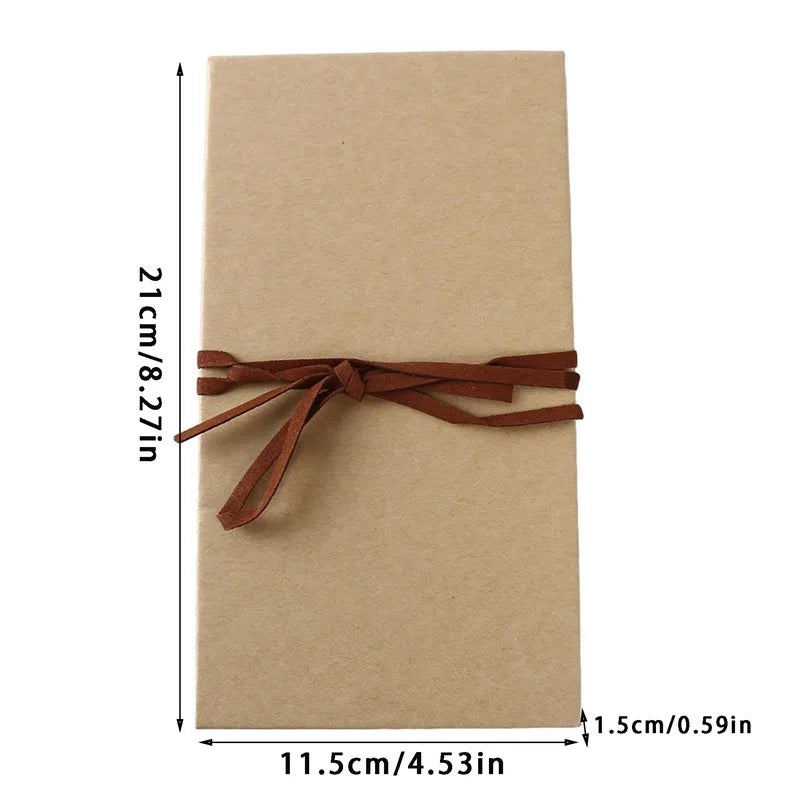 New 1Pc 5/6Inch Folding DIY Photo Album Hand Made Hardcover Wedding Anniversary Scrapbook