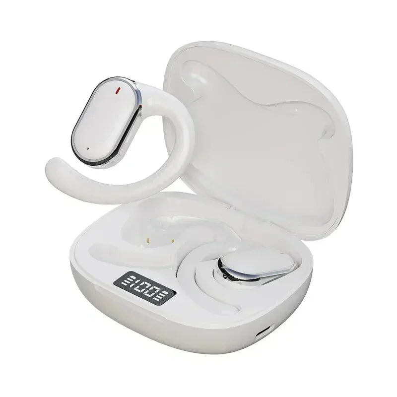 X93 Wireless Ear Hanging Headset, Noise Reduction Hanging Earphones, Waterproof Ear Earphones  Work Running Walking