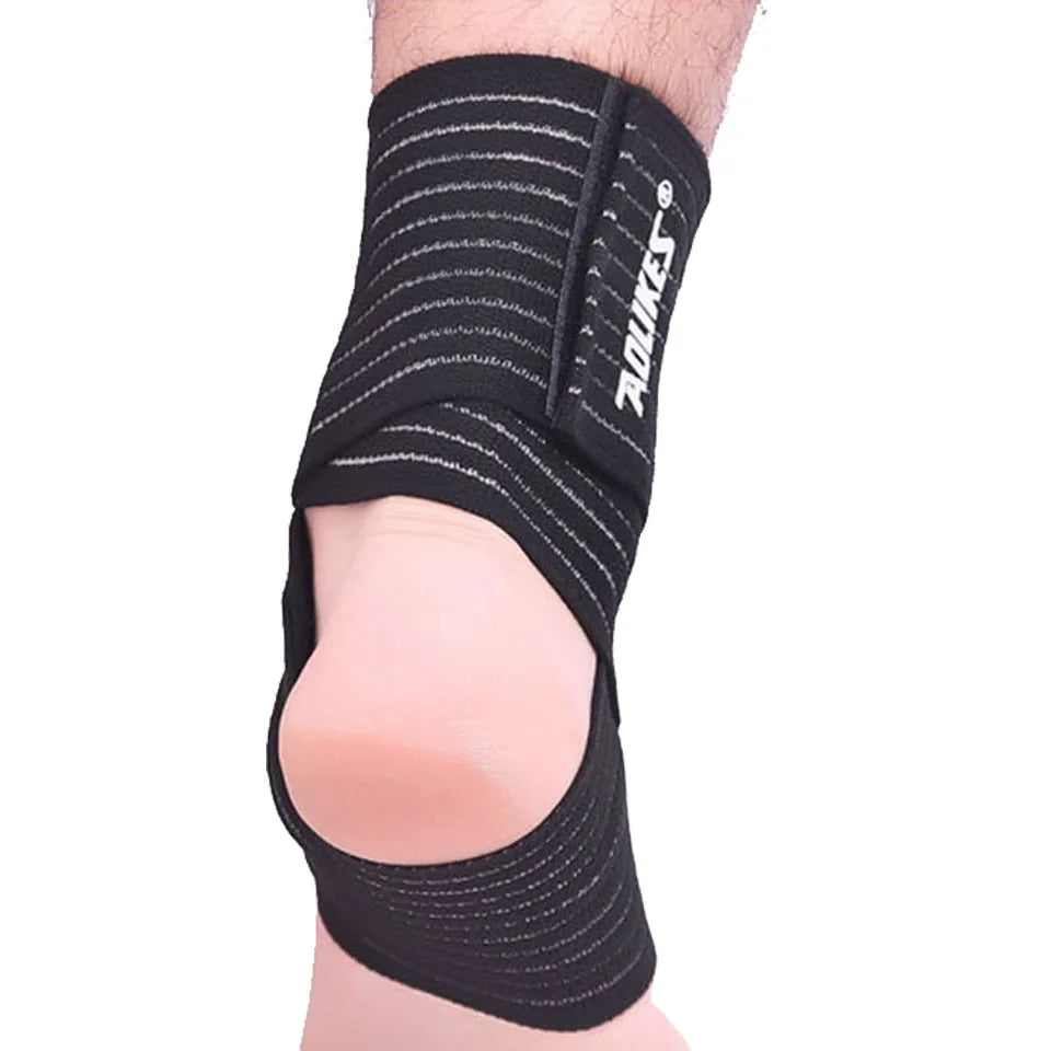 AOLIKES Professional Sports Strain Wraps Bandages Elastic Ankle Support Pad Protection Ankle Bandage Guard Gym Protection
