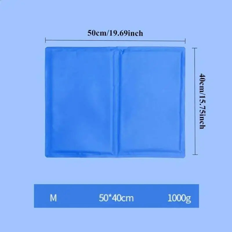 New Pet Ice Bed Mats Cushion Dogs Cats Summer Cooler Sleeping Pad Wear-resistant Heat Relief Cooling Sponge Gel Pet Supplies