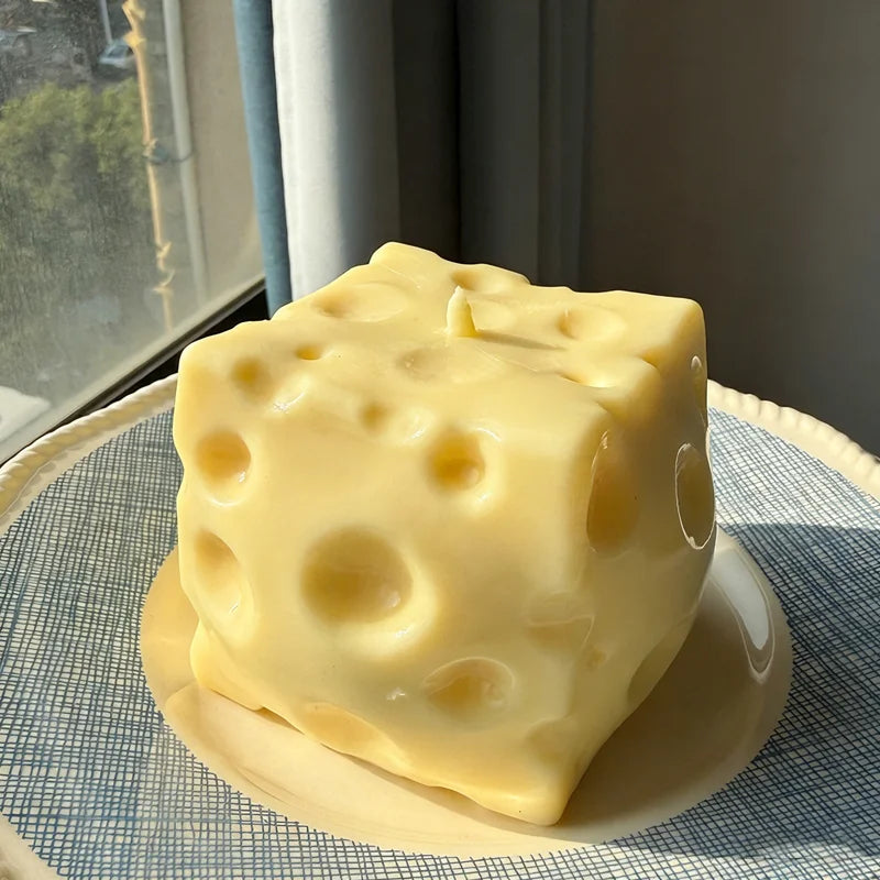 Extra Large Size Cheese Fidget Toy Slow Rebound Shapeable Venting Ball Realistic Giant Squeeze Toys for Adult Stress Relief