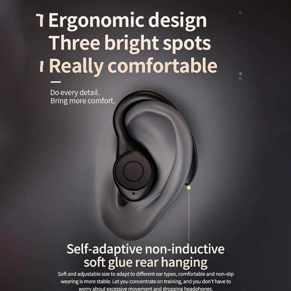 Y7 Bluetooth Earphones Sports Ear Hook Hifi Stereo Bluetooth Bass 5.3 Headphones New Mic Earbuds With Waterproof Wireless