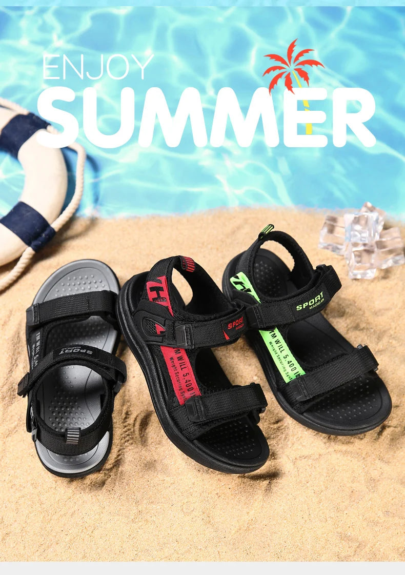 Hot Sale Summer Children Sandals Fashion Sneakers Boy Girls Outdoor Beach Shoes Kids Non-Slip Footwear Sandals