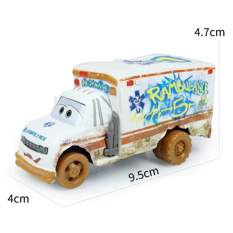 Cars Disney Pixar Cars Toy Lightning McQueen Jackson Storm Mater Sally Sheriff 1:55 Diecast Model Car Toy Children Birthday Gift
