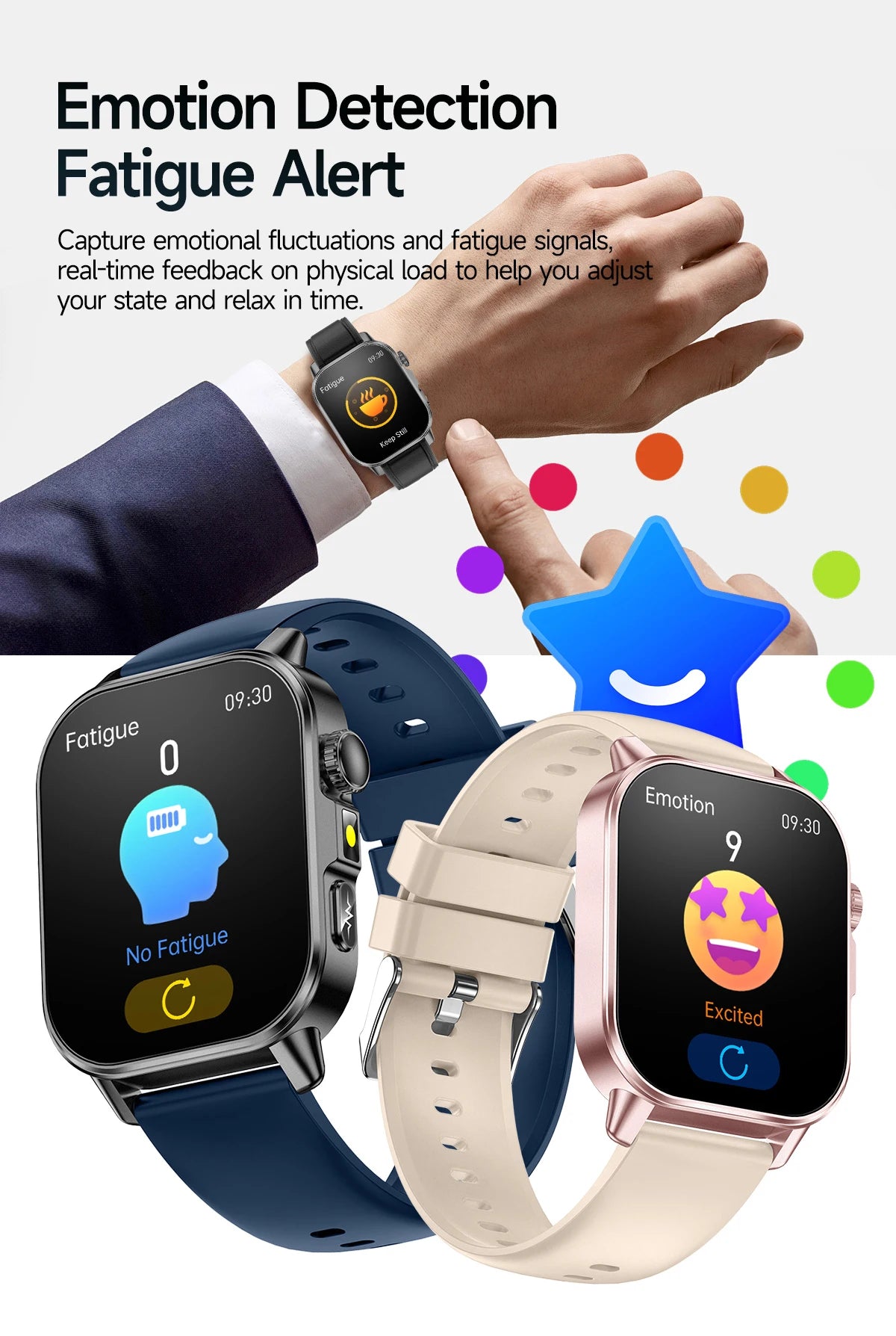 2026 New Accurate Diagnosis Smart Watch ECG Blood oxygen BP Uric acid Lipids Health HD AMOLED Screen call Smart watch Men Women