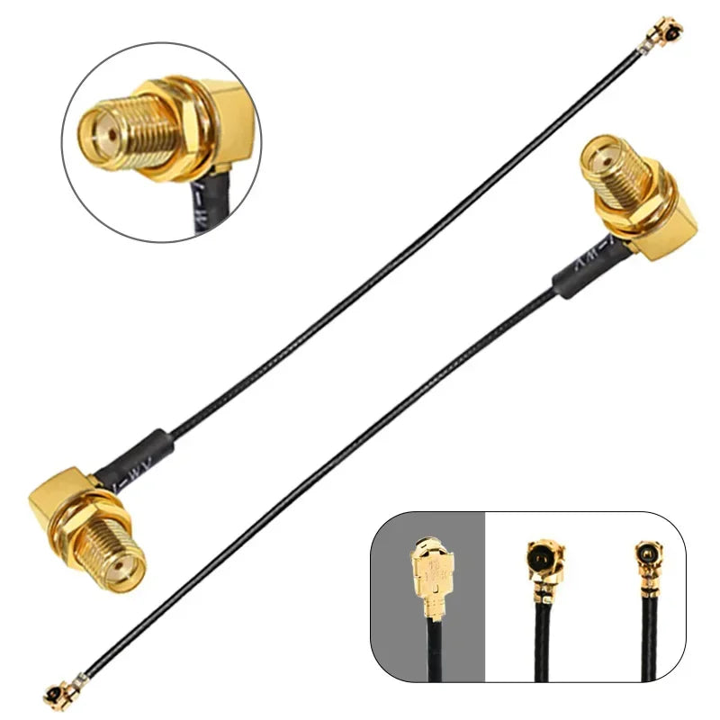 2/4/8Pcs RP SMA Pigtail Cable 1.13 Cable SMA Female Connector To UFL/U.FL Cable for WiFi Antenna Extension