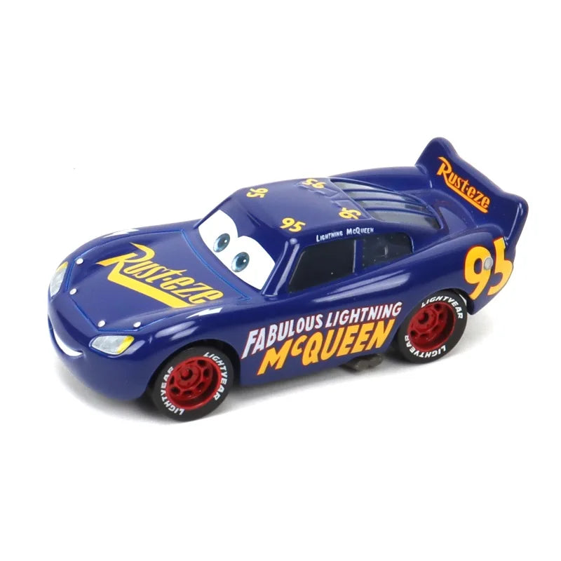 Disney Cars toy Christmas McQueen ROUTE 66 McQueen Champion McQueen Racing car 1:55 Diecast Alloy car Model Boy's Christmas gift