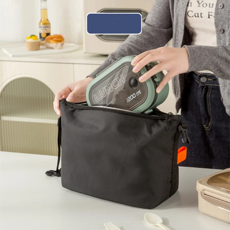 Insulated Lunch Bag Insulation Bento Pack Aluminum Foil Rice Bag Meal Pack Ice Pack Portable Dinner Picnic Food Storage Handbag