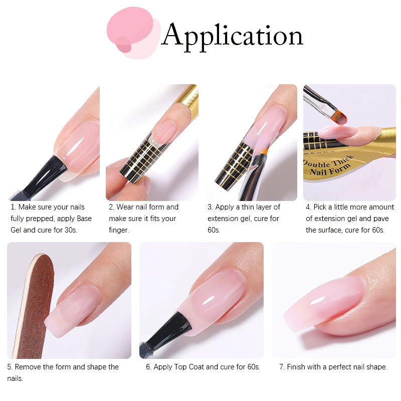 UR SUGAR 150g Extension Jelly Nude Pink Rose Red Quick Extension Gel Nail Polish Nail Extension UV LED Manicure Soak Off