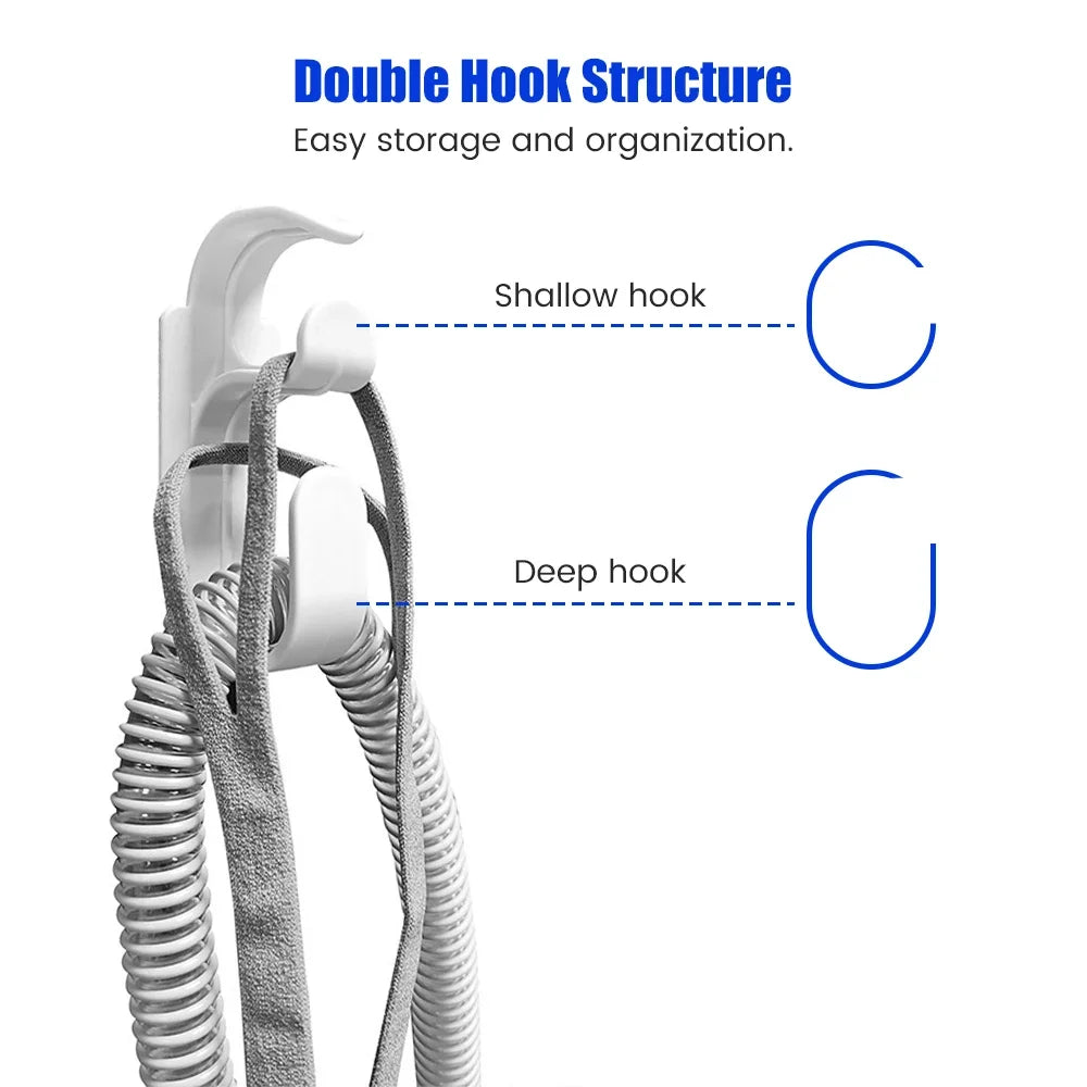 Cpap Hose and CPAP Hose Tube Hook & Hose Brush Keep Cpap Supplies Set Clean Tidy - Tube Holder Tube Flexible Cleaner Brush