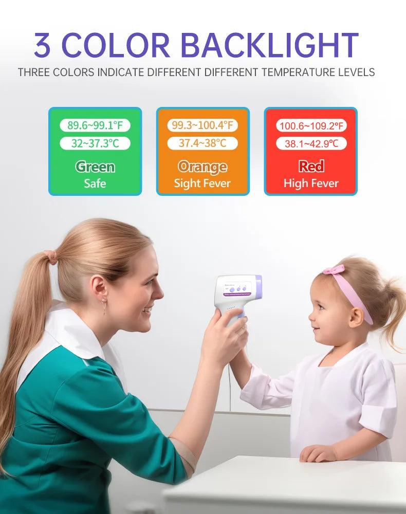 Digital Infrared Fever Thermometer Medical Household Digital Infant Adult Non-contact Laser Body Temperature Ear Thermometer