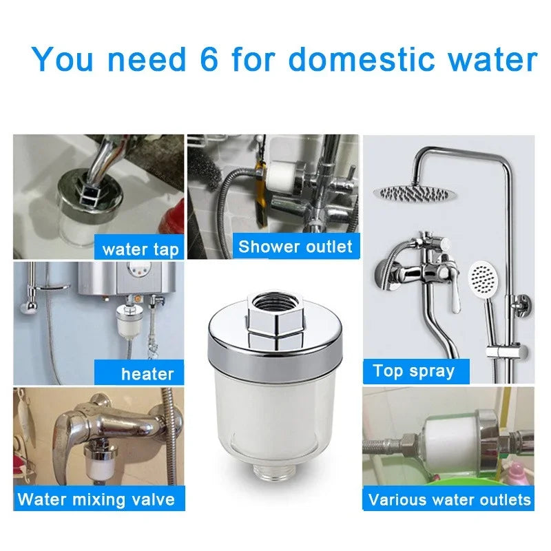 Universal Faucet Filter PP Cotton High Density Practical Water Purifier Shower Household Filter PP Cotton High Density Filter