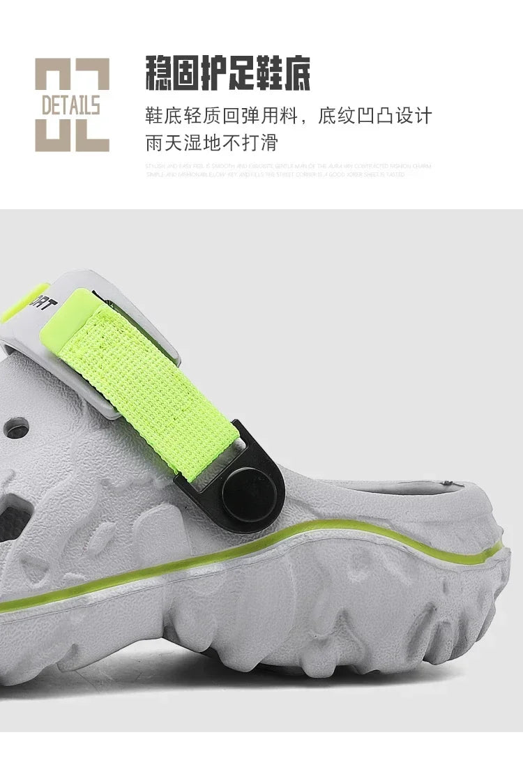 Factory Cheap EVA Men's Clogs Shoes Lightweight Wholesale Plastic Clog Men Beach Working Sandals with Men Clogs&Mules Big Size47
