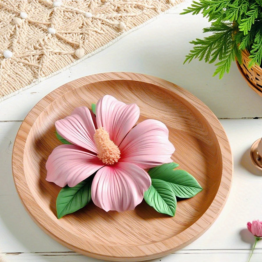 1-Cavity Rose Flower Mold - Non-Stick Silicone Mold for Candles, Soap, Plaster, and Aromatherapy - Easy to Demold, Reusable Floral Mold, Suitable for DIY Home Decor, Weddings, Parties - Suitable for Beginners and Professional