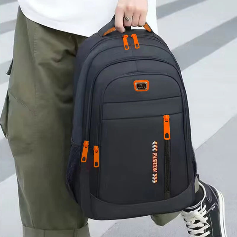 Ladies' backpack, female Korean version, trendy large capacity, high school, middle school, student backpack, travel bag, comput