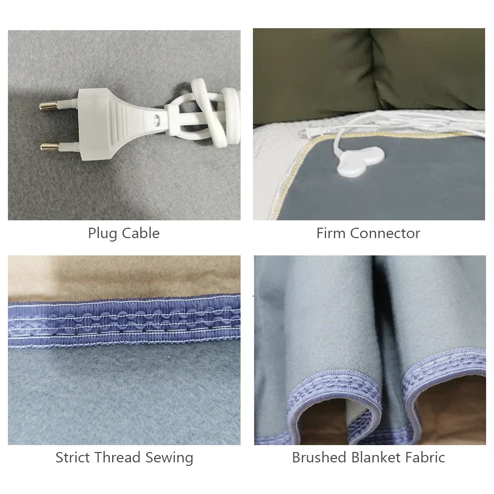 220V Electric Heating Blanket 70x150cm/120x150cm/150x180cm Thicker Heater Heated Blanket Winter Warm Thermostat Heated Pads