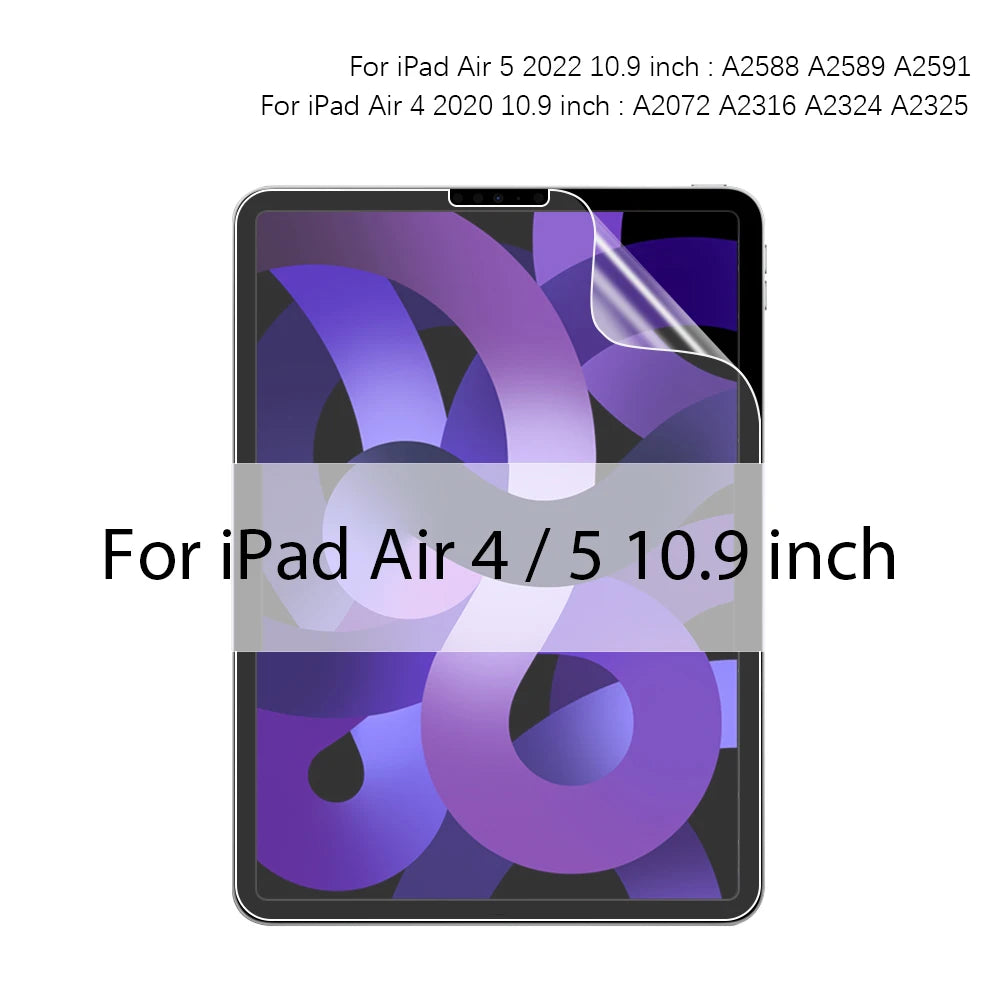 Matte Screen Protector For iPad A16 Pro 13 11th M4 M5 12.9 Air 11 M2 M3 5 4 3 10 9 9th 10th Generation Mini 6 7 Like Paper Film