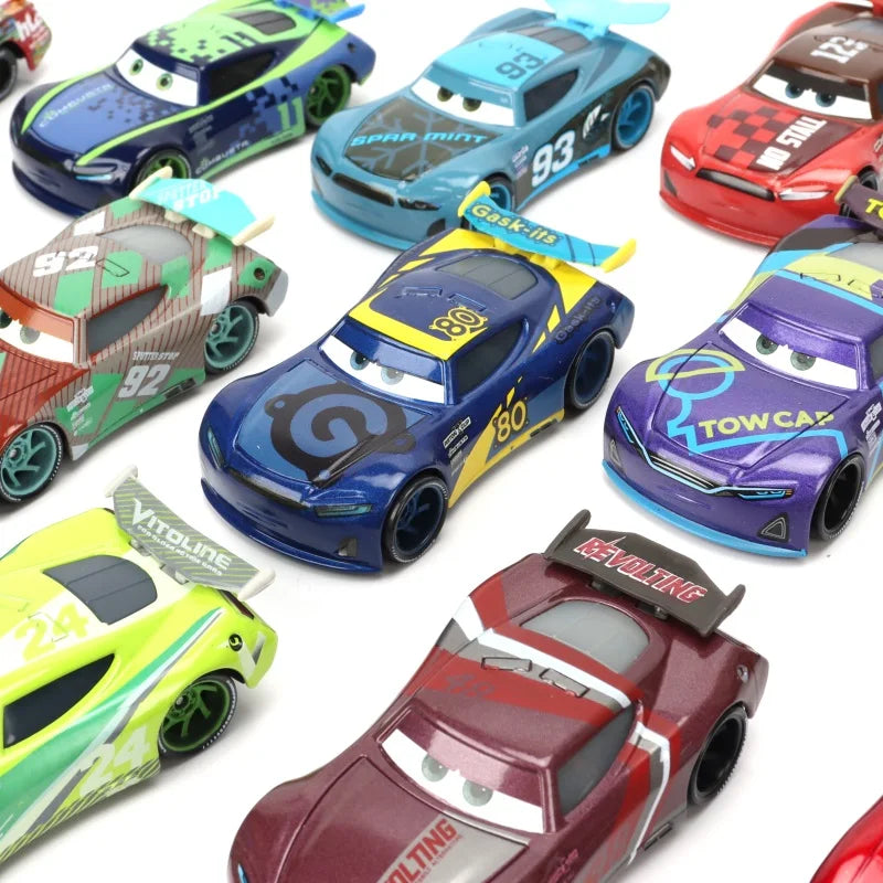 Disney Cars toy Christmas McQueen ROUTE 66 McQueen Champion McQueen Racing car 1:55 Diecast Alloy car Model Boy's Christmas gift