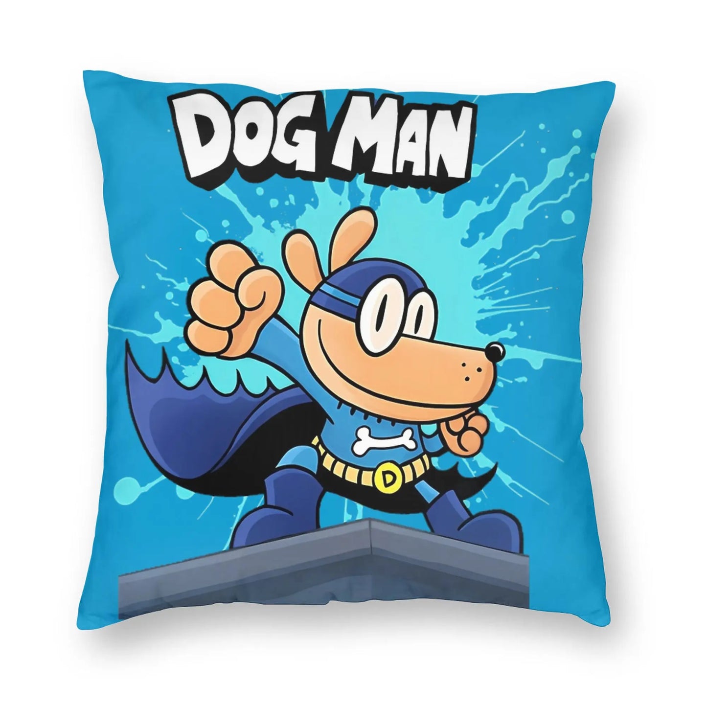 DogMan Petey the Cat x Dog Man Pillowcase Double-sided Printing Fabric Cushion Cover Decor  Pillow Case Cover Bed Zipper 40*40cm
