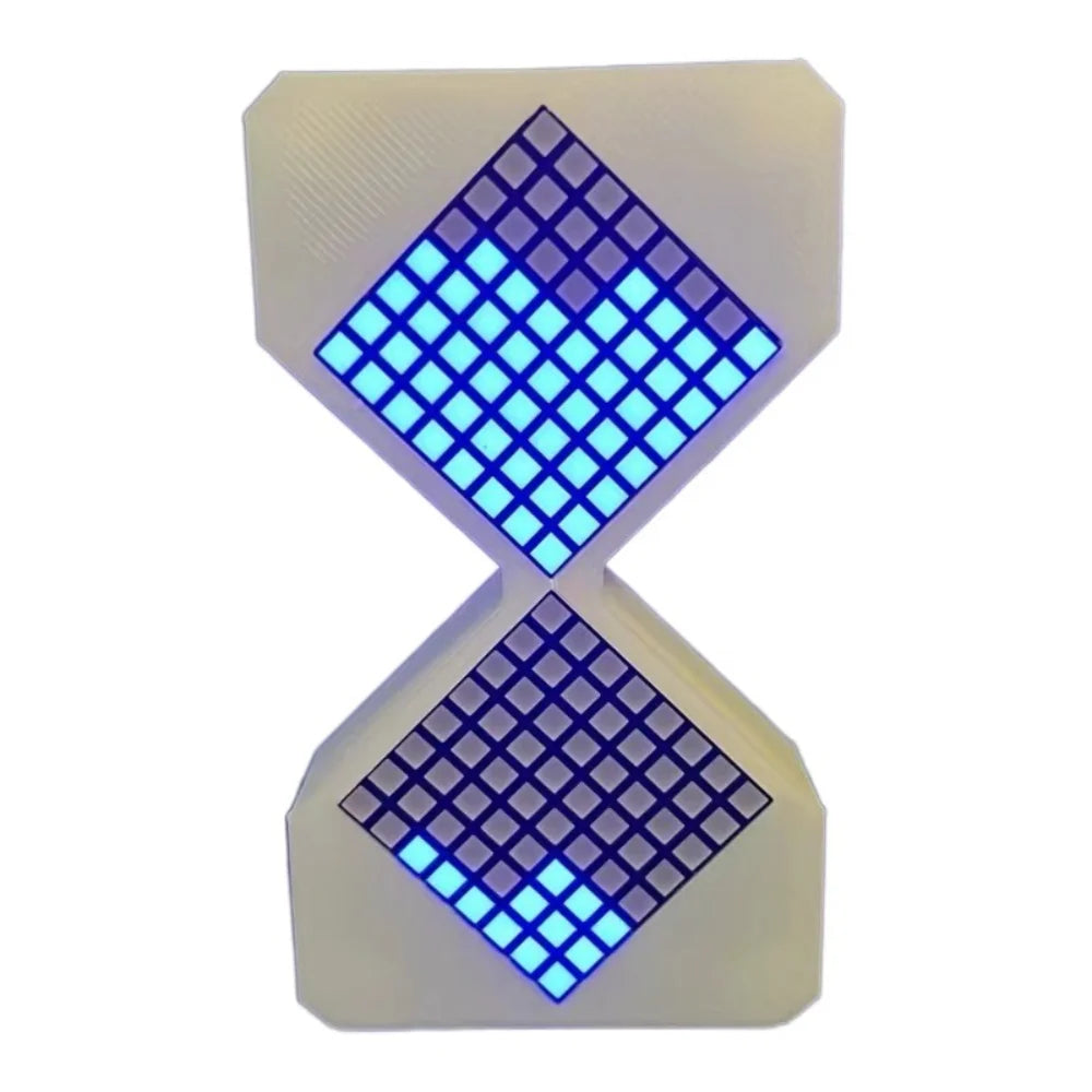Cyber Style LED Electronic Hourglass with Gravity Sensing 1-30 Min Timer DIY Digital Sand Clock Technology Sense Decompress