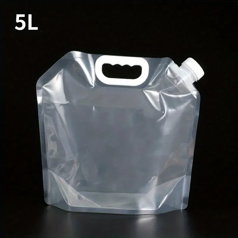 5L/10L Collapsible Water Container Water Storage Jug Bag for Outdoor Camping Hiking Emergency Survival