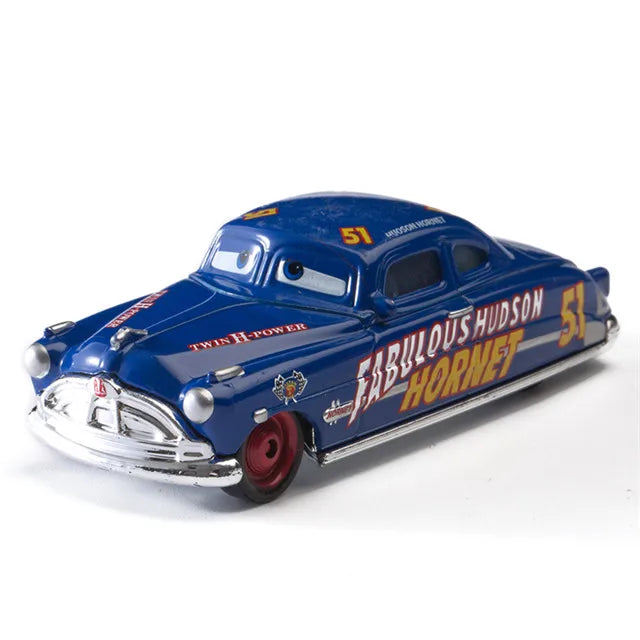 Cars Disney Pixar Cars Toy Lightning McQueen Jackson Storm Mater Sally Sheriff 1:55 Diecast Model Car Toy Children Birthday Gift