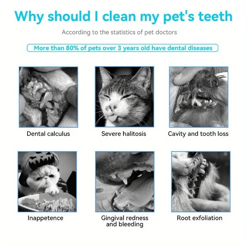 1pc Soft Pet Dog Toothbrush for Effective Oral Cleaning and Fresh Breath
