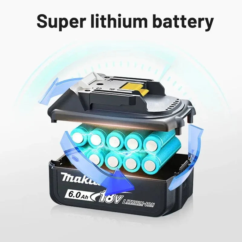 Makita 100%Original DDF487 Cordless Driver Drill 18V Brushless Electric Impact Screwdriver Rechargeable Power Tool