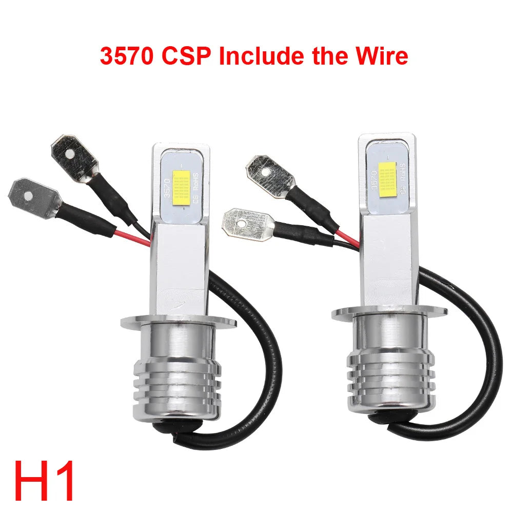 LED H7 20000LM 4300K 8000K 3000K HB3 HB4 9005 9006 H3 H1 H8 H4 H11 H9 Turbo Canbus Led Car Headlight CSP CHIP Fog Light