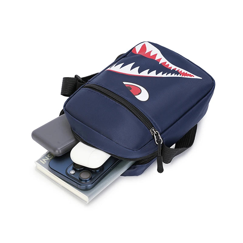 Men's Casual Oxford Shoulder Bag - Unisex Crossbody Phone Pouch with Adjustable Strap (Travel Waist Pack & Chest Bag)