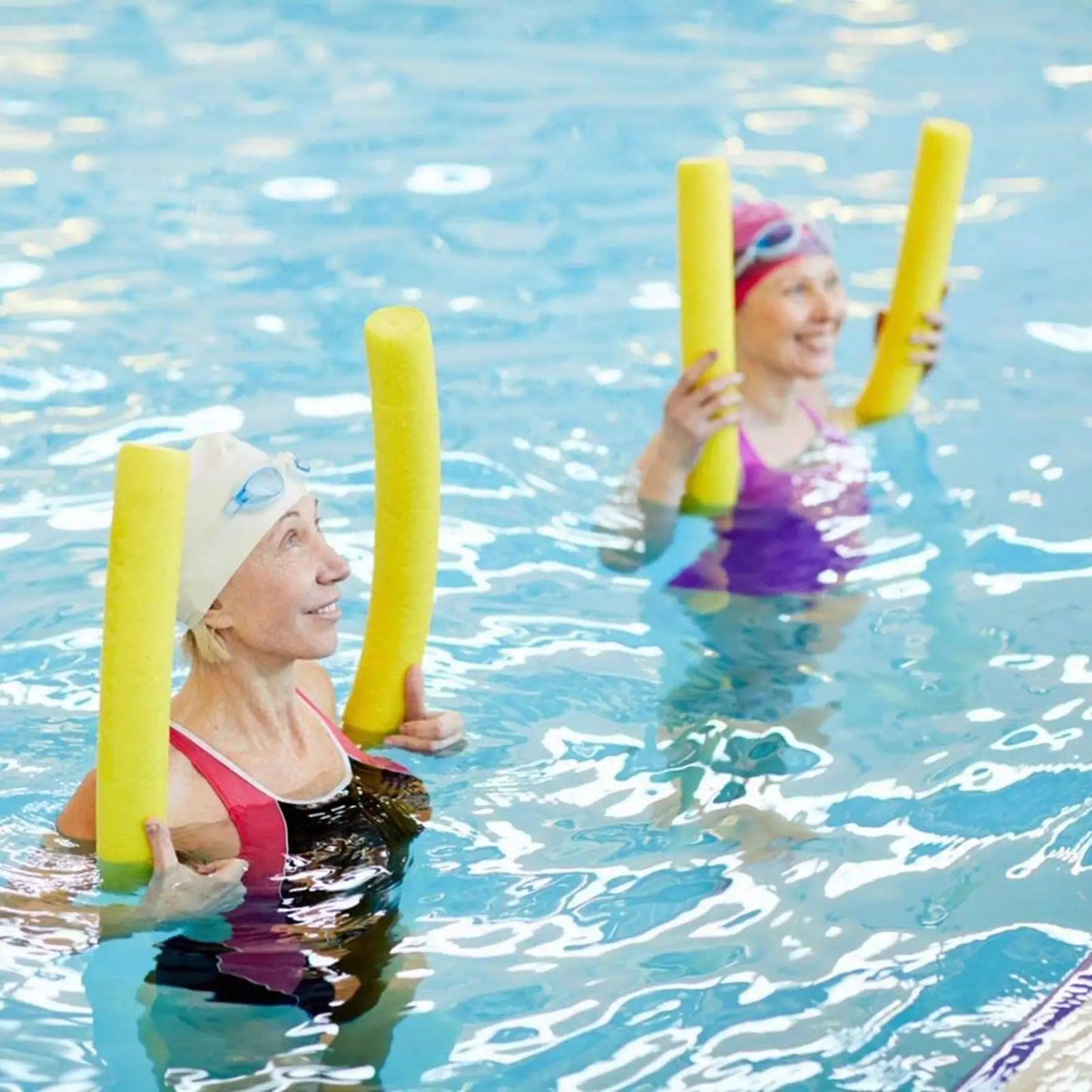 Noodles Pool Foam Water Noodles for Pool 60in Long Hollow Soft Buoyancy Stick for Beach River Relaxation Water Game Backyard
