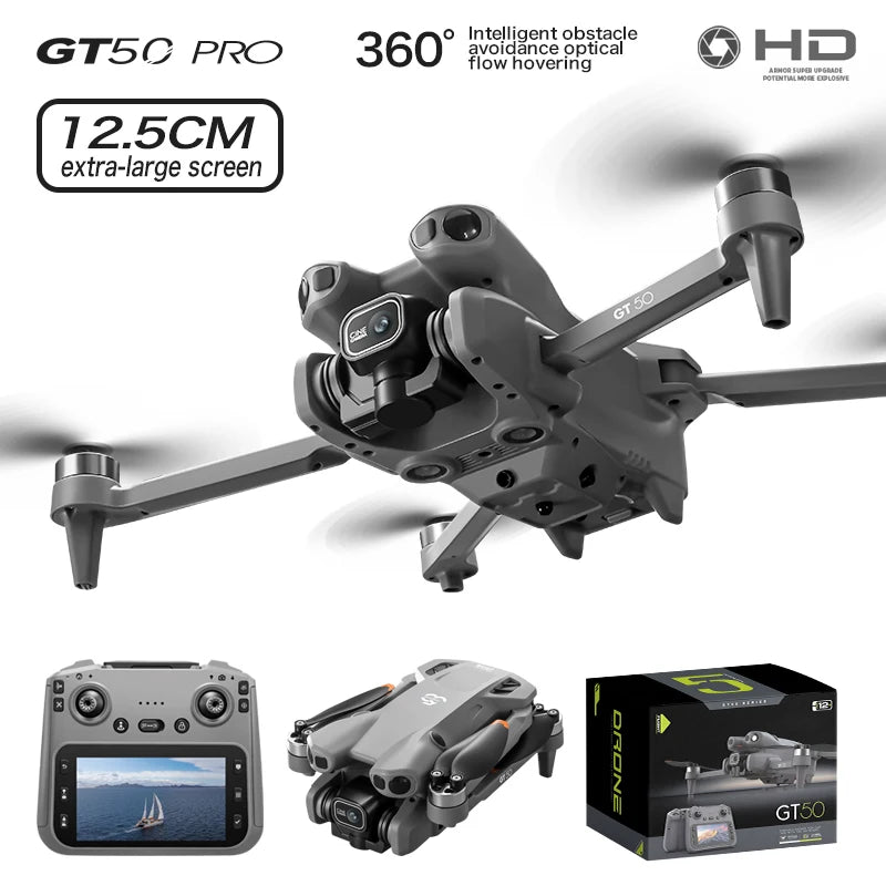 2026 NEW Original GT50 PRO RC Drone 8K HD Dual Cameras WiFi GPS 20mins Flight Aerial Photography Quadcopter Remote Control Toys