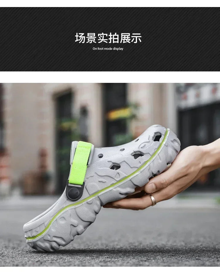 Factory Cheap EVA Men's Clogs Shoes Lightweight Wholesale Plastic Clog Men Beach Working Sandals with Men Clogs&Mules Big Size47
