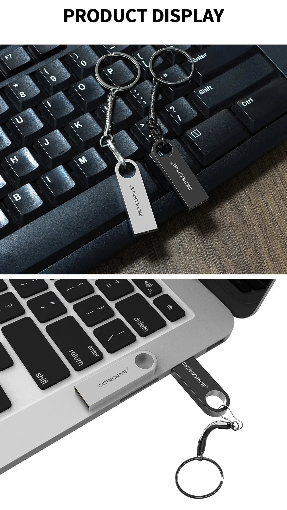 high speed memoria flash drive 8GB 32GB pendrive 128GB 64GB waterproof pen drive flash usb 2.0 metal stick key Custom logo