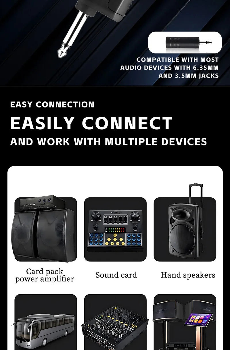 Lenovo Wireless Microphone 2.4G UHF Fixed Frequency 2 Channels Handheld Micphone For Live Party Karaoke Professional Meeting