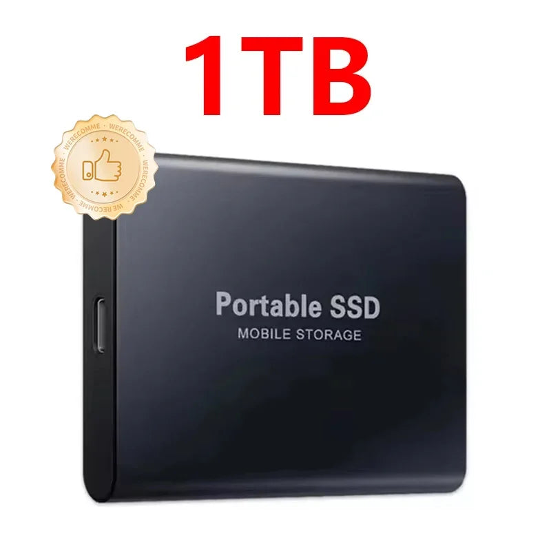 Anti-Shock Design SSD 2TB 4TBNew Portable External Hard Drive 16TB Mass Capacity Solid State Disk USB3.2 TYPE-C for Laptop PC