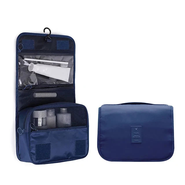 Travel Makeup Bag Waterproof Toiletries Organizer High Quality Women Neceser Bathroom Hook Wash Pouch Hook Makeup Storage Bag