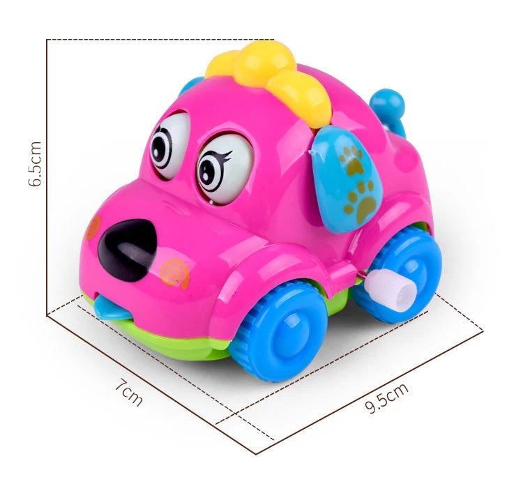 New Clockwork Toy Cartoon Winding Creative Cute Chain up car Small Animal Gift