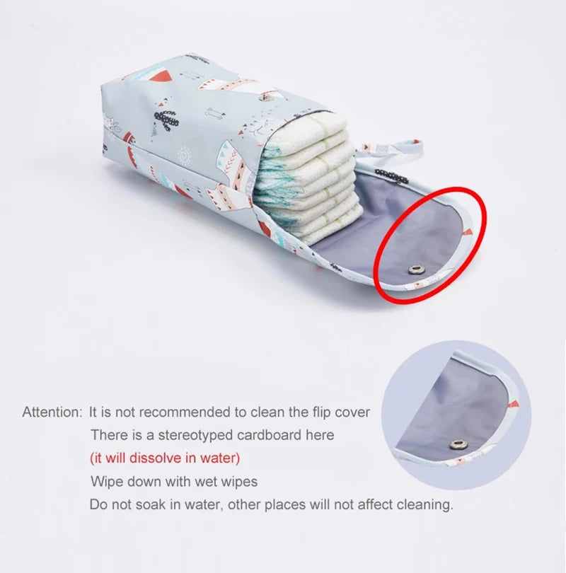 Baby Diaper Bag Newborn Diaper Storage Bag Organizer Waterproof Portable Travel Outdoor Storage Nappy Carry Pack Stroller Pocket