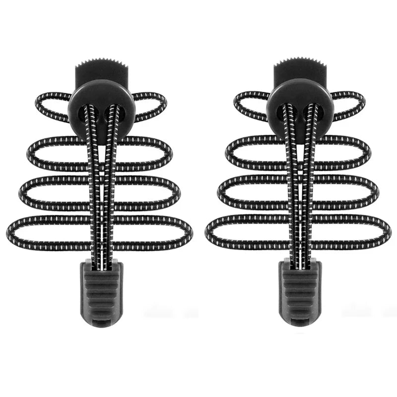 1Pair/3Pair Round Elastic Shoelace No-Tie Shoelaces for Sneakers and Casual Shoes Quick-On Quick-Off Laces