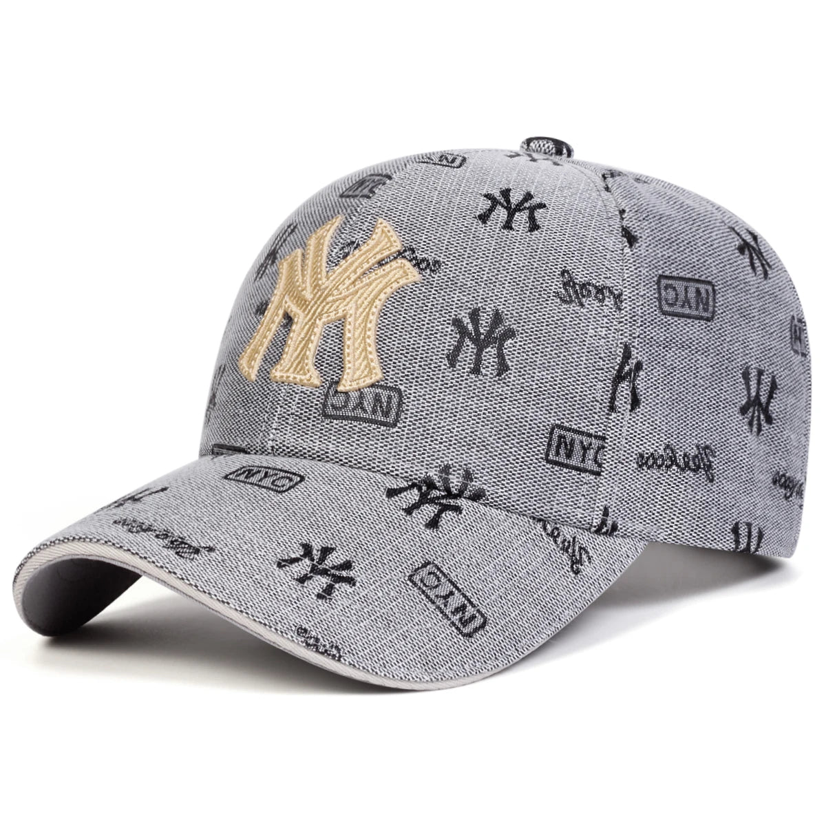 Unisex MY Letter Embroidery Baseball Caps Spring and Autumn Outdoor Adjustable Casual Hats Sunscreen Hat Sports Cap