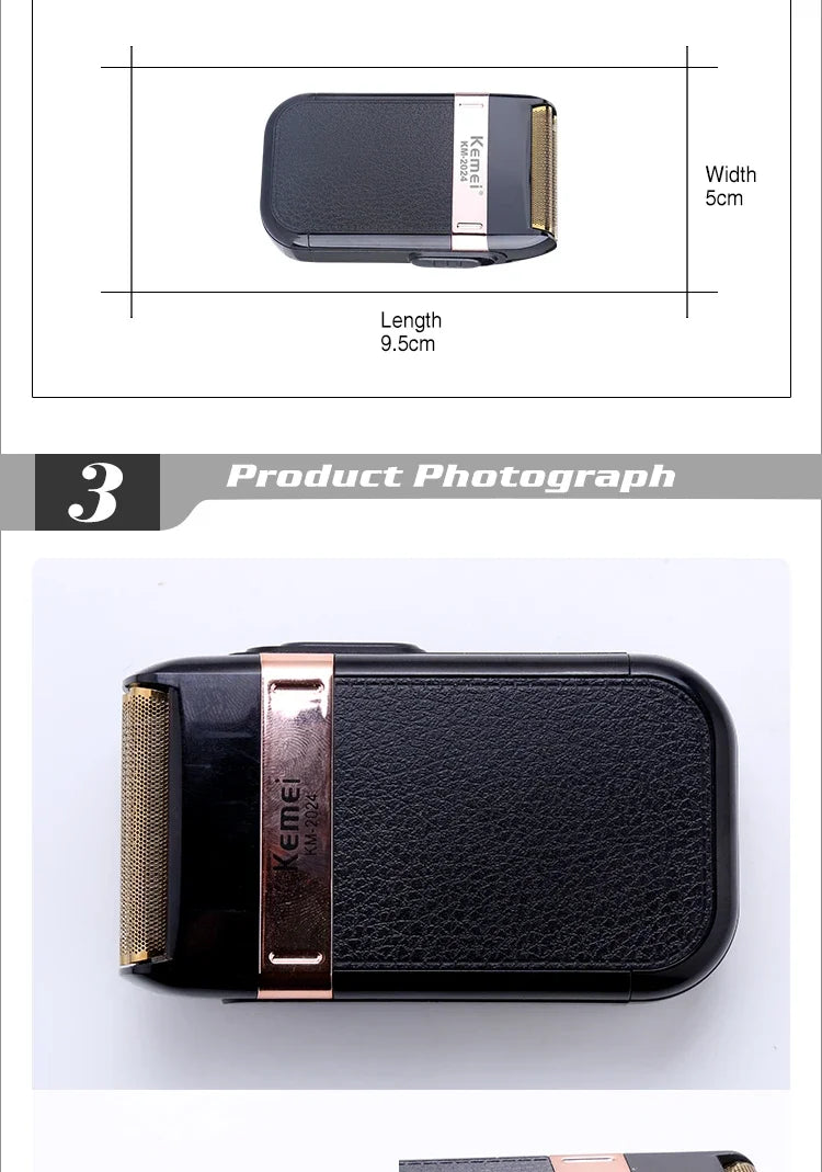 Kemei Hair Clipper Kit Men's Electric Shaver Hair Trimmer Machine Professional Hair Cutting Machine Km-2299 Km-032 Km-2024