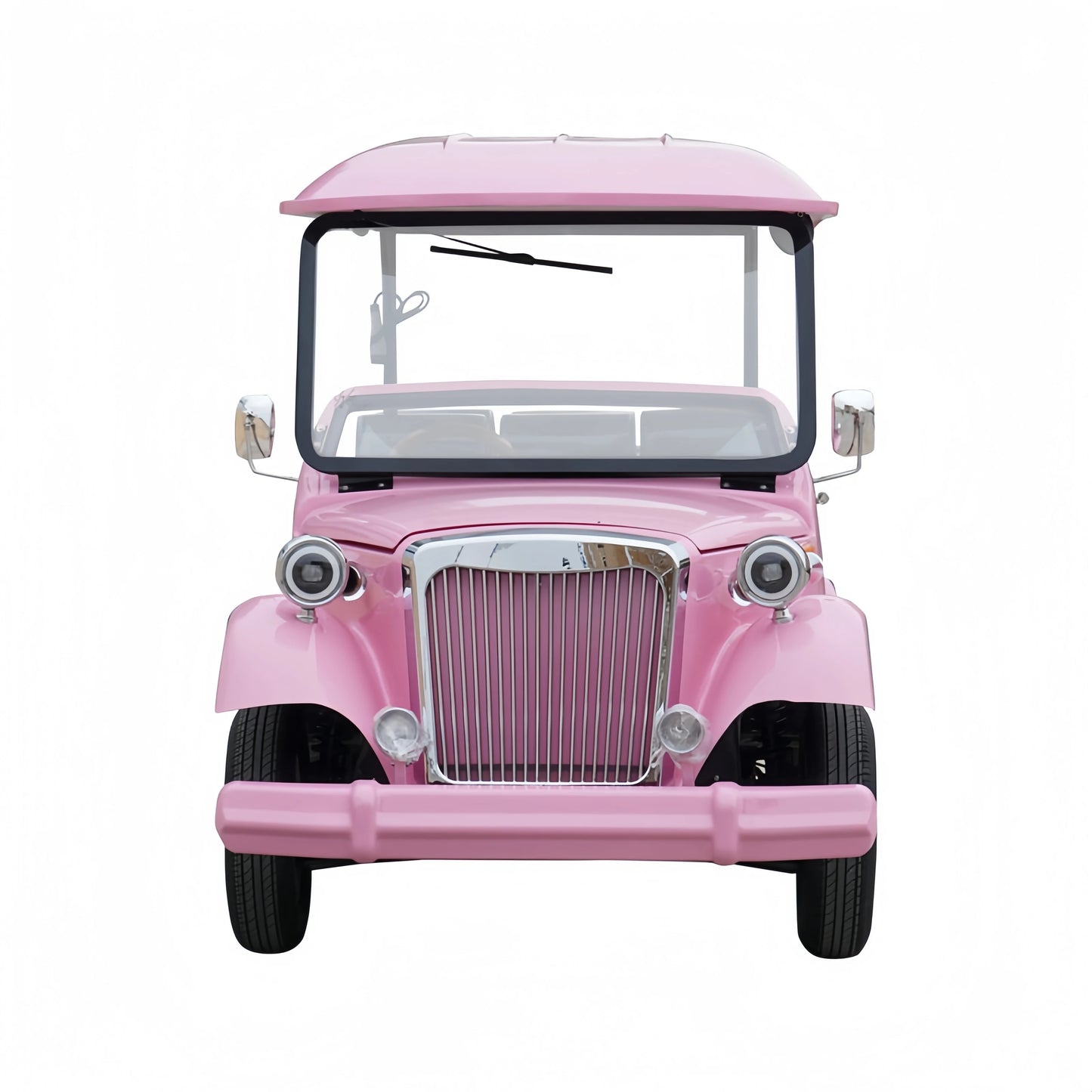 Classic Luxury Retro Electric Car for Adults 4 Wheels Low Speed Special Transportation Vehicle Long Endurance Lithium Battery