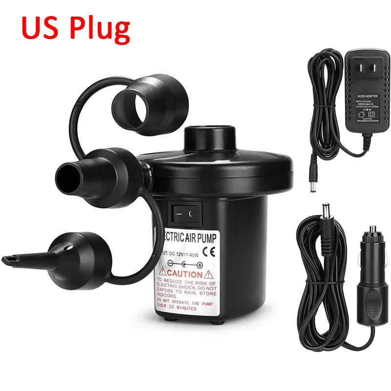NEW Portable Inflatable Pump Electric Air Pump Air Mattress Boat Car Auto Air Inflatable Pump For Car Home Use Camping Inflator