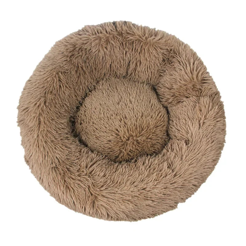 Super Soft Dog Bed Plush Cat Mat Dog Beds For Large Dogs Bed Labradors House Round Cushion Pet Product Accessories
