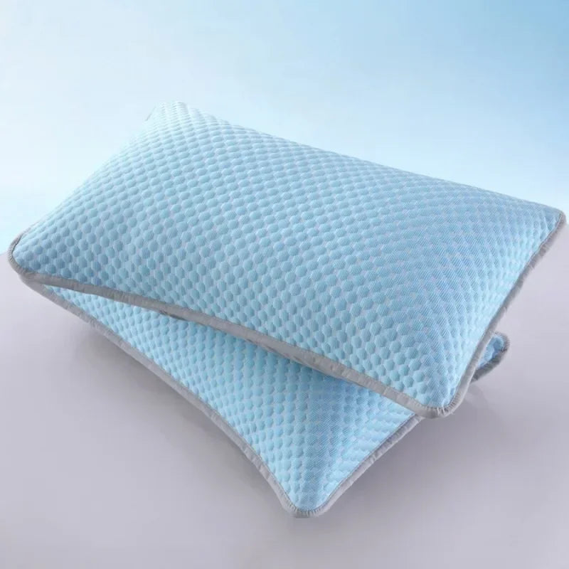 Summer Cooling Pillowcase Solid Color Ice Bean Bean Pillowcase Cool Feeling Air Conditioning Cover Washable  (No Pillow) 48x74cm