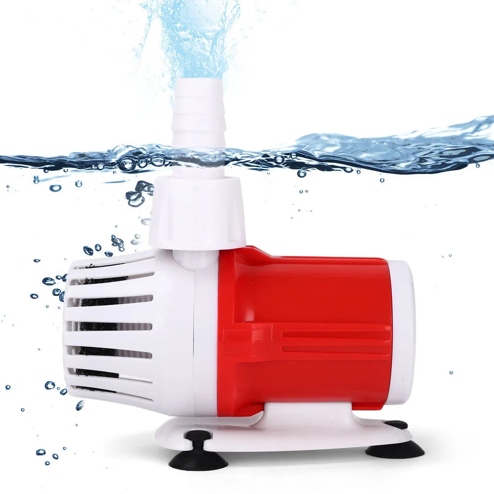 Silent Submersible Pump Fish Tank Side Suction Aquarium Water Pump Variable Frequency Water Pump For Indoor Bedroom Living Room