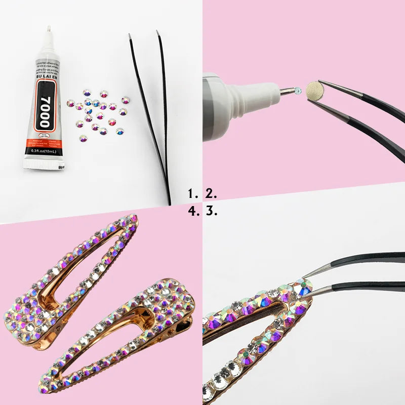 Oleeya Wholesale Flatback Silver bottom Resin Cтразы Non hotfix Rhinestones in Big Package Glitter Crystals and Strass For 네일파츠